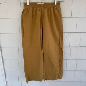 Mollusk California Pfeiffer Pants Cotton Linen Blend Mustard size Small